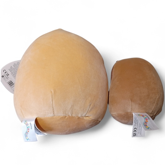 NWT 8" Daisuke Squishmallow w/ No Tag 6" Avocado Toast & Egg Lot Bundle Jazwares - Picture 3 of 7